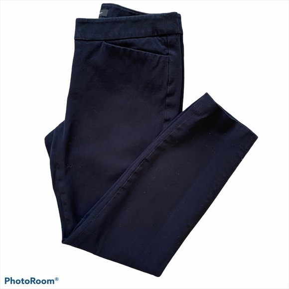 HALOGEN Women Black Ankle Pants size 0 HA379999MI - Picture 7 of 12